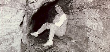 Glenn in a Cave